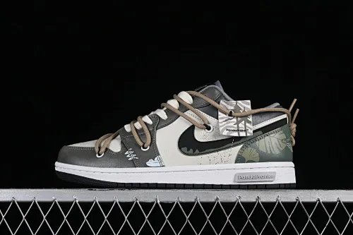 All categories Air Jordan Jordan series basketball shoes Air Jordan 1 Low High-end customized low-top sneakers Air Jordan 1 Low AJ1 Joe 1 customized model Panda Prank Jungle Crossing Green Field Floating Abyss Low-top cultural and casual sneakers 553558-040